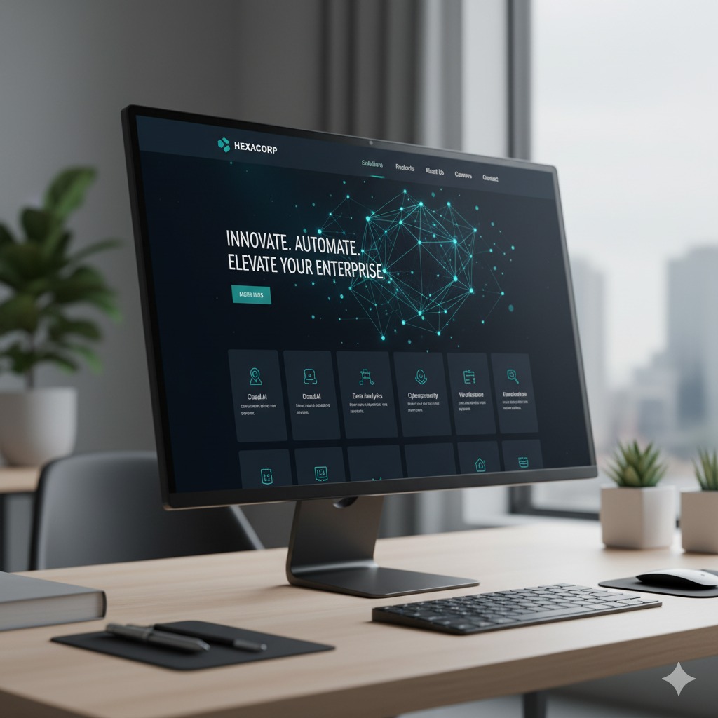 Corporate Website Redesign for Tech Innovators